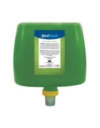 MedWash Lime Hand Cleaner Refill Cartridge green bottle front label view | CMT Group UK
