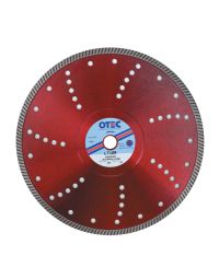 Hard Materials Diamond Blade – Super Premium – 10mm Segment – OTEC LT10R for hard material cutting | CMT Group