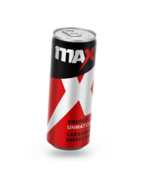 MAX Energy Drink 250ml – High Caffeine Performance – Case of 24 single can product image | CMT Group