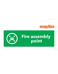 Bespoke Sign - 450 x 210mm 3mm Foamex - Fire assembly point