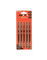 MAXTEC HSS M2 Jigsaw Blade 130mm 12 TPI - Long Reach Metal Cutting - Pack of 5 | MX-318B | CMT Group UK