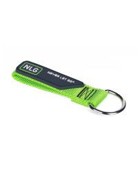 NLG belt loop anchor angled view showing welded D-ring construction and bar-tack stitching detail | CMT Group UK