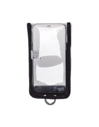 NLG phone case front view touch sensitive clear screen panel D-ring at base and NLG label | CMT Group UK