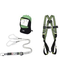 Crane Boom Fall Arrest Kit - Forked Kernmantle Lanyard and Harness with Backpack | CMT Group UK