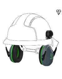 Sonis Low-High Performance Ear Defenders Helmet Mounted