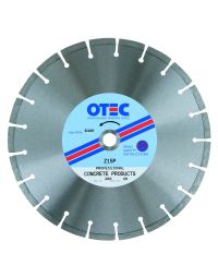 
Concrete Cutting Diamond Blade – Professional – 12mm/10mm Segment – OTEC Z15P for reinforced concrete floor saw use | CMT Group