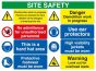 Site Safety Board - 8 Point - Option A - PVC