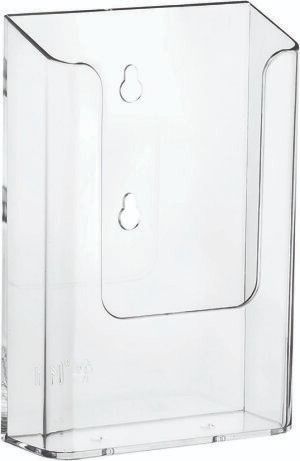 Flat Back Leaflet Holder Tri-Fold A4