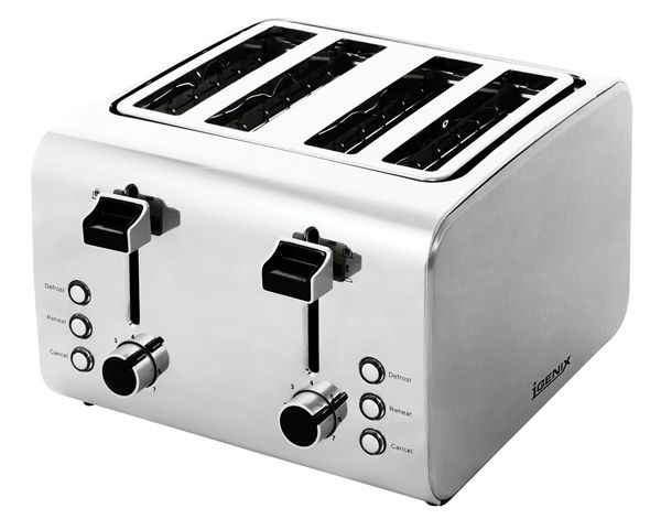 Stainless Steel Luxury Toaster - 4 Slices