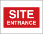  Site Entrance Sign - PVC
