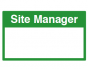 Site Manager Sign - PVC