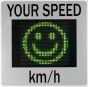 GR36CL Digital Speed Display Sign - Multicolour - Green/Yellow/Red