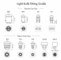 B22 LED Light Bulb - 8.5W 855lm Warm White