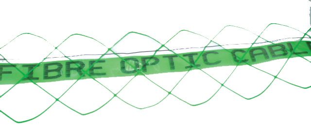 Detectable Mesh with Tracer Wire (100m) green fibre optic cable warning mesh with stainless steel wire | CMT Group UK