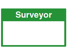 Surveyor Sign - PVC