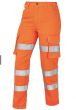 Women's Orange Polycotton Trousers | Women's Safety Clothing | CMT Group