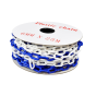 Plastic Warning Chain 6mm - Blue/White 25m