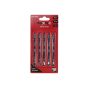 MAXTEC HCS Jigsaw Blade 100mm 6 TPI - Soft Wood Fast Cut - Pack of 5