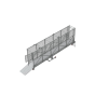 SAFESMART - AdaptaSpan Bridge Tower Crane access 2mH Entry/Exit swing gate with mesh