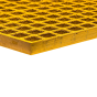 GRP Grating 996 x 996 x 38mm Square Grip Top - Yellow