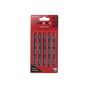 MAXTEC Bi-Metal Jigsaw Blade 100mm 10 TPI - Hardwood and MDF Cutting - Pack of 5 | MX-101BRF | CMT Group UK