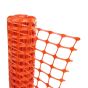 Orange HDPE mesh barrier fencing 1m x 50m 