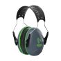 JSP Sonis 1 overhead ear defenders SNR 27 dark grey green headband front view | CMT Group UK