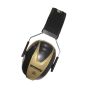 Lightweight ear defenders gold and black half dome cup SNR 32dB side view | CMT Group UK