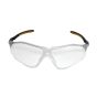 Anti-fog optical class 1 safety glasses clear polycarbonate lens and frame front view | CMT Group UK