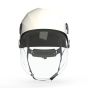 armourU Fuji arc flash helmet white front view showing full face visor coverage deployed position | CMT Group UK