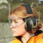armourU Matterhorn tilt-hinge safety goggles with panoramic lens and ear defender compatibility for UK construction | CMT Group