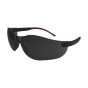 Betafit Montana safety spectacles smoke grey antiscratch lens black orange bi-polymer arms front view | CMT Group UK
