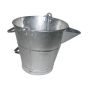 15 Litre Galvanised Tar Bucket - V Lipped