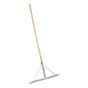 Aluminium Spazzle 60 inch wooden handle full tool view | CMT Group
