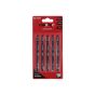 MAXTEC HCS Jigsaw Blade 100mm 10 TPI - Soft Wood Cutting - Pack of 5