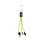 CMT Printed 2-in-1 Charging Cable c/w Carabiner