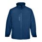 Waterproof Softshell Jacket 8000mm – Blue – Breathable Workwear Core – 6 Pockets front product image | CMT Group