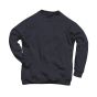 Classic Heavy-Duty Workwear Sweatshirt – Black – 300gsm Heavyweight Pullover front product image | CMT Group