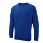 Classic Heavy-Duty Workwear Sweatshirt – Royal Blue – 300gsm Heavyweight Pullover front product image | CMT Group