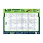 CMT A1 3mm Foamex Wall Planner - Oct 2025 to Dec 2026 full planner board view | CMT Group UK