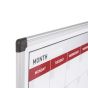 Magnetic Drywipe Monthly Planner Board - 600mm x 900mm