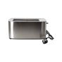 4 Slice Stainless Steel Toaster - Defrost Reheat and High-Lift Lever