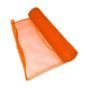 Orange debris netting 2m x 50m roll HDPE knitted construction rolled ready for deployment | CMT Group UK