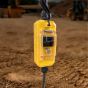 360° TowerLight site floodlight waterproof control module with dimmer and on/off switch on groundwork site | CMT Group UK