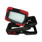 Rechargeable LED work light 1500lm clip and magnetic mount open and folded position front view | CMT Group UK