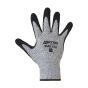 Skytec EMG738 cut resistant glove side view showing HPPE glass fibre liner and elasticated knit wrist | CMT Group UK