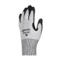 Cut resistant gloves palm view showing black sandy nitrile coating and finger coverage | CMT Group UK