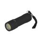 COB LED rubber work torch side view wide beam chip and wrist lanyard black body | CMT Group UK