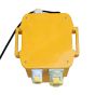 110V transformer spec label showing 3kVA 230V input 110V output centre tapped to earth IP44 | CMT Group UK