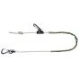 Kratos Astra Work Positioning Lanyard 2m - Kernmantle Rope with Aluminium Grip Adjuster | CMT Group UK